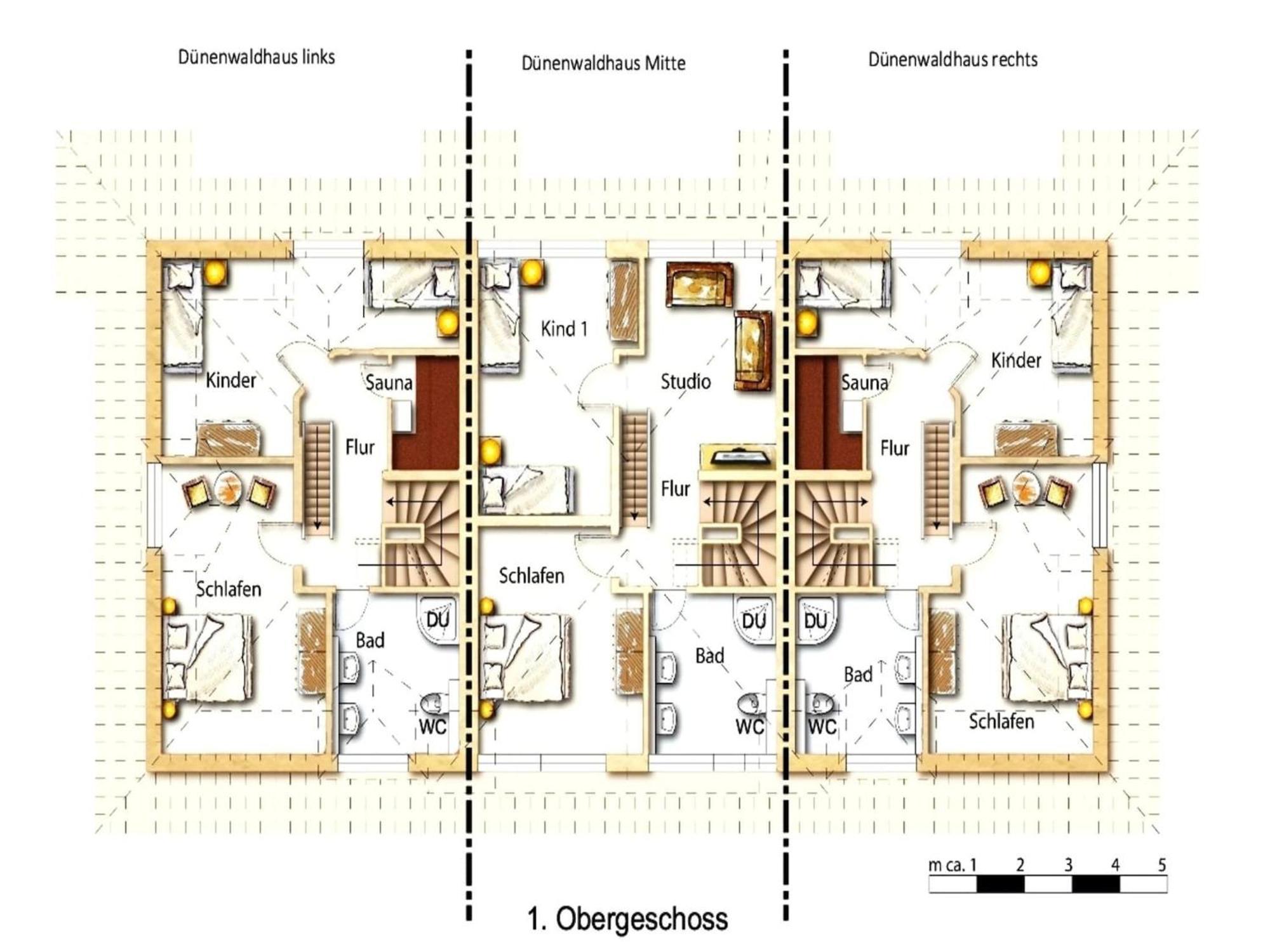 Reihenhaus Duenenwaldhaus Mitte In Trassenheide Apartamento Exterior foto